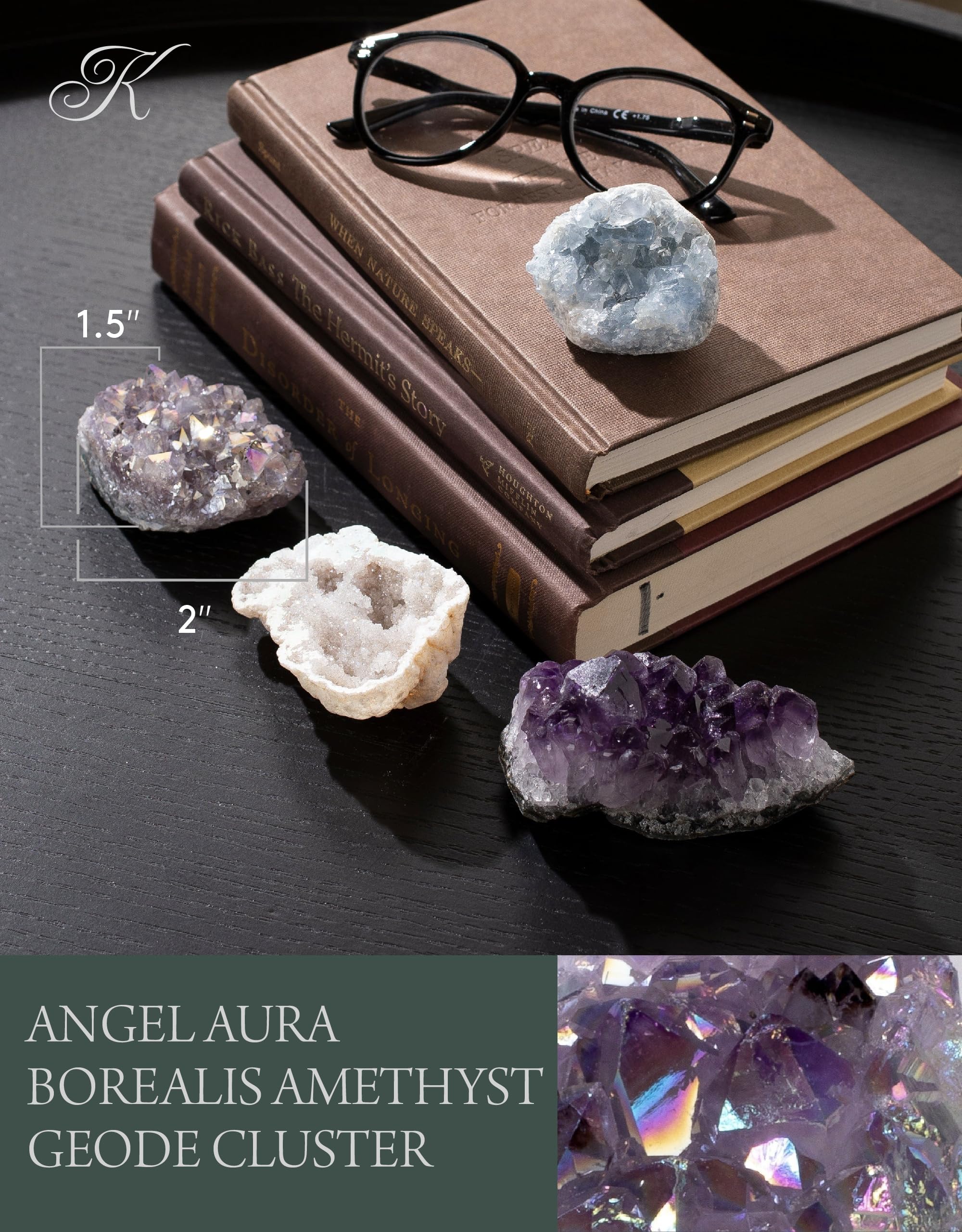 Kalifano géode améthyste aura angélique, pièce unique pour collection et énergie.