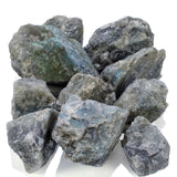 Ensemble de 10 pierres Labradorite brutes Kalifano pour polissage et lapidaire