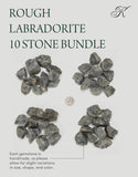 Variations naturelles des couleurs Labradorite Kalifano