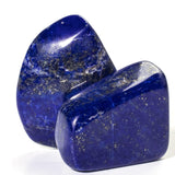 KALIFANO Lapis Lazuli, gros plan sur pierres polies bleues, méditation apaisante.