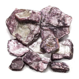 Lepidolite Kalifano: bundle 500+ carats, énergie apaisante pour le calme.