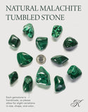 KALIFANO malachite zoom détail surface — texture satinée et couleurs riches.