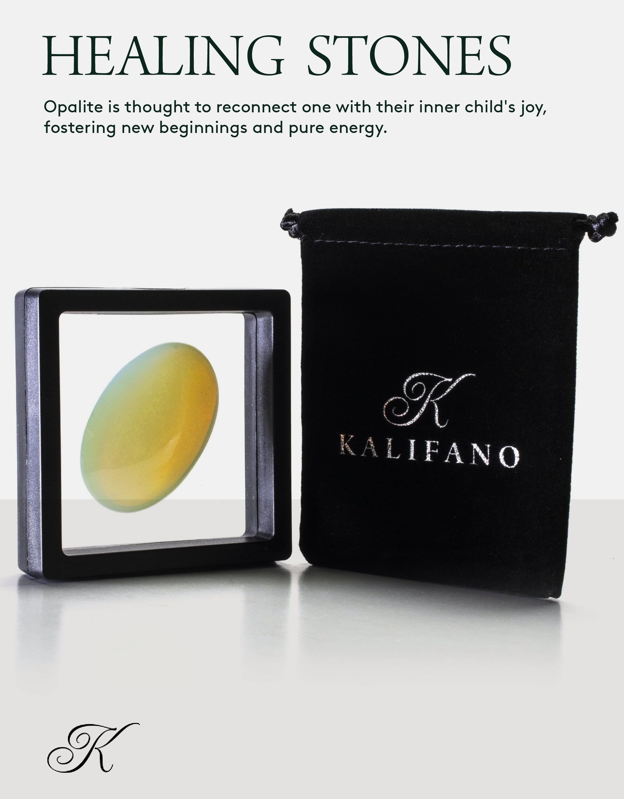 KALIFANO Opalite – carte information incluse et guide d usage