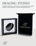 Kalifano: pierre shungite grain unique, chaque pièce variation naturelle.