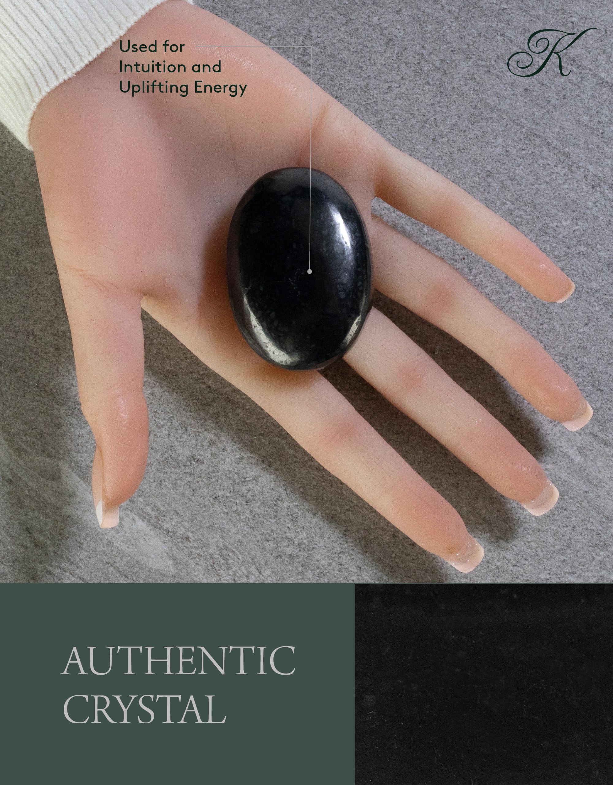 Kalifano: pierre shungite méditation détente, parfait pour apaiser l'esprit.