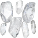 KALIFANO points de quartz : gros plan sur le bundle 500 carats, concentration