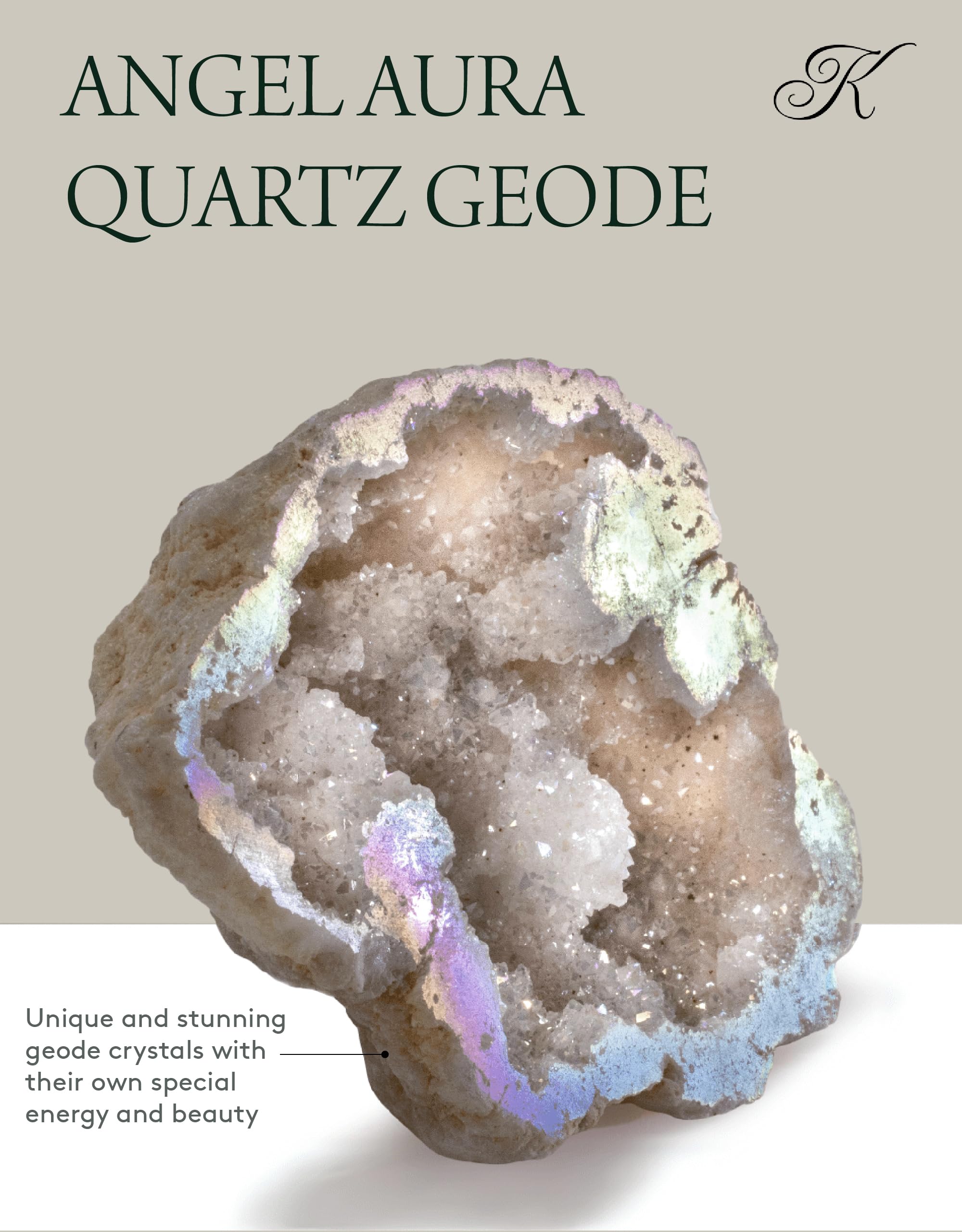 KALIFANO quartz-minéraux-naturels: pièce unique avec variations naturelles