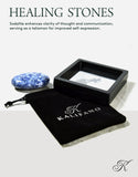 Kalifano Sodalite – brillance bleu royal, énergie apaisante et concentration.
