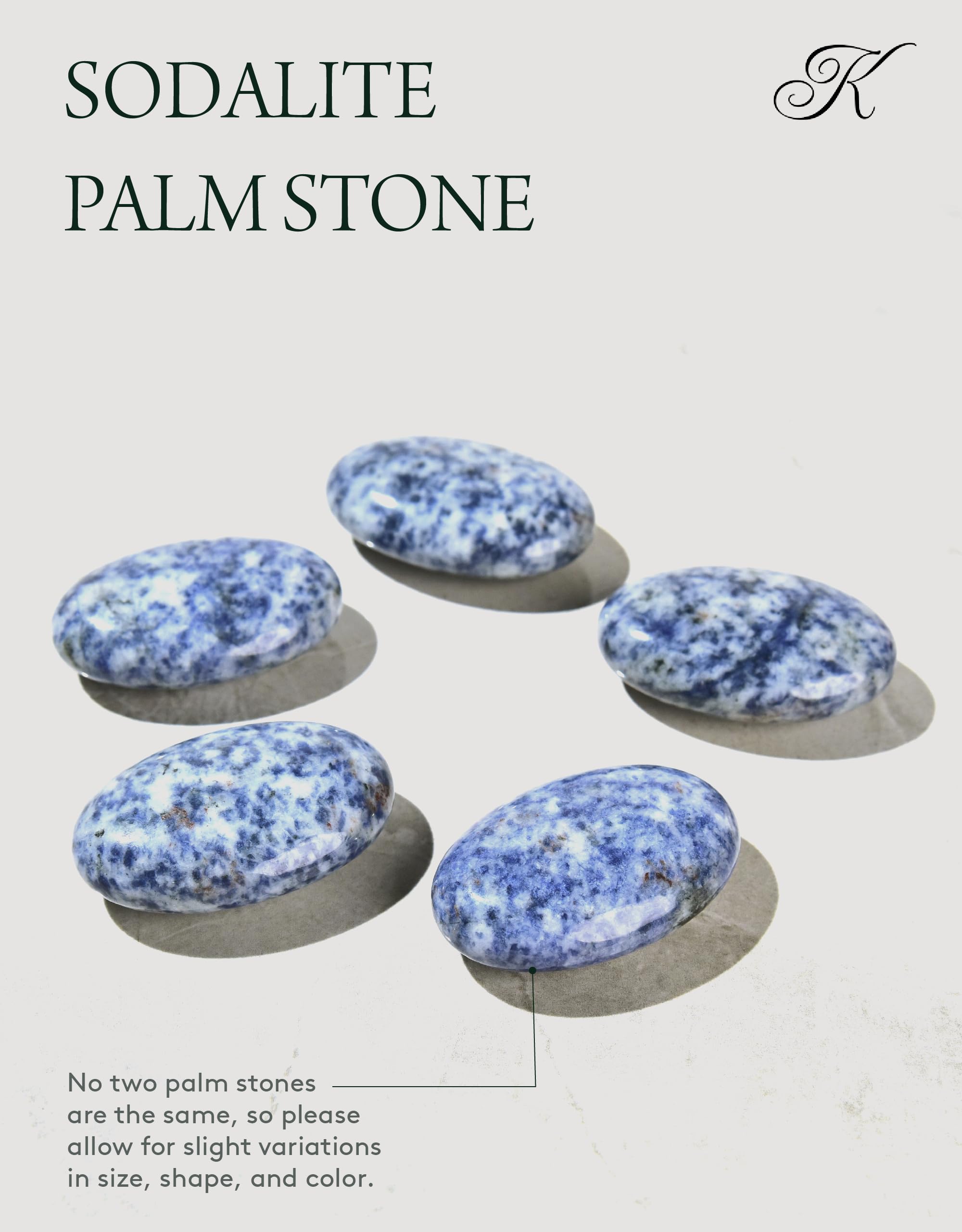 Kalifano Sodalite – objet de zen pour votre espace de travail.