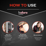 KALORE chaleur uniforme et durable pour plus de confort.