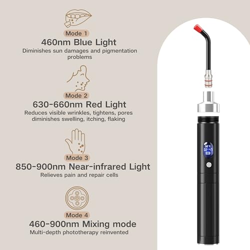 Kaltagled appareil lumière rouge avec affichage LCD pour doser facilement.