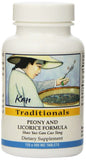 Kan Herbs Traditionals Pivoine et Réglisse, comprimés, soutien quotidien potentiel pour le bien-être.