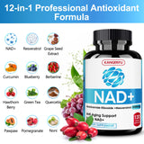 KANGERFU NAD Resveratrol liposomale – Étiquetage clair, composition premium.