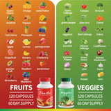 KangRiXin-assiette-fruits-legumes : variété colorée de fruits et légumes