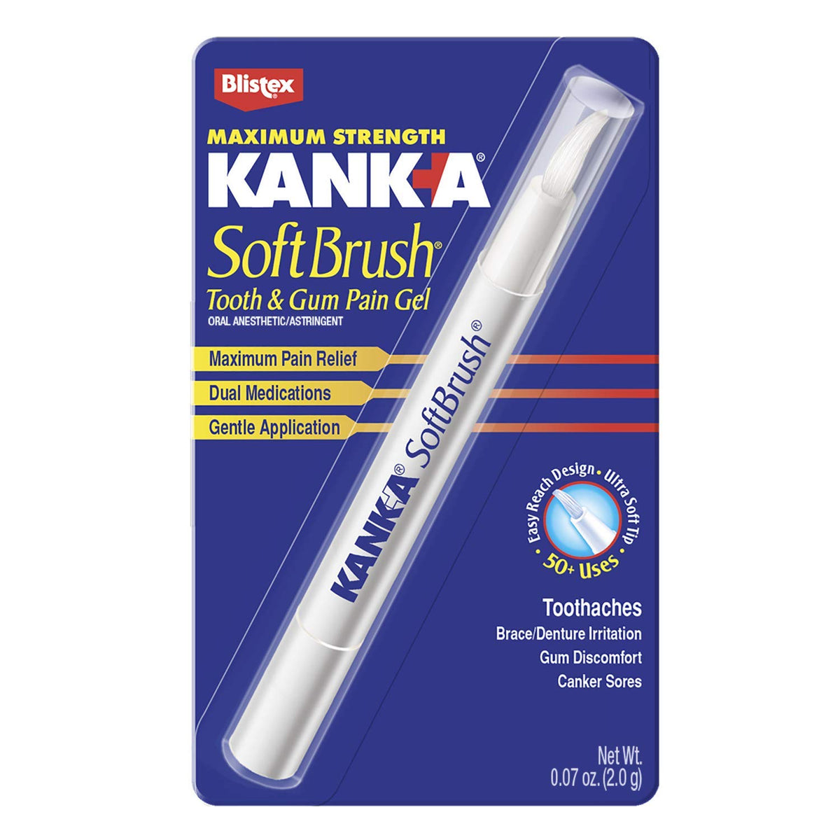 Kank-A SoftBrush, applicateur-stylo pour soulager douleurs dentaires