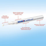 Kank-A SoftBrush, application entre dents et appareils orthodontiques