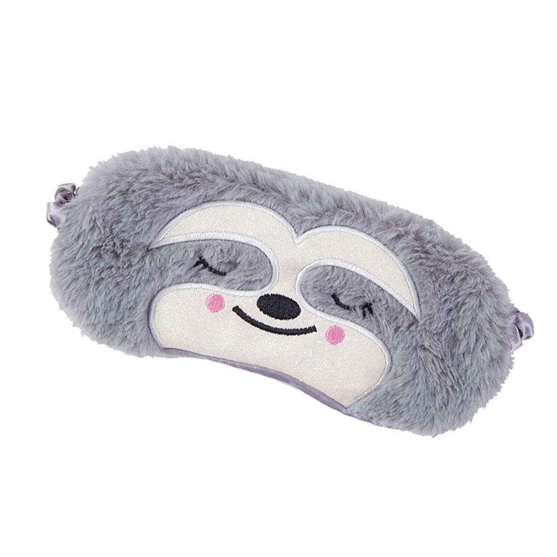 Masque KANOA lapin gris: obscurité totale et douceur veloutée pour le sommeil.