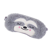 Masque KANOA lapin gris: obscurité totale et douceur veloutée pour le sommeil.