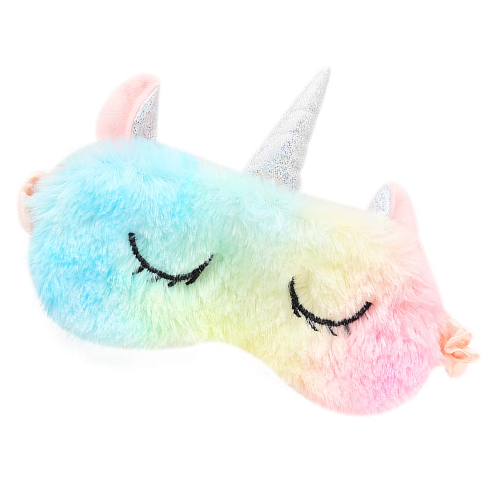 Masque KANOA licorne arc-en-ciel : obscurité complète pour un repos réparateur