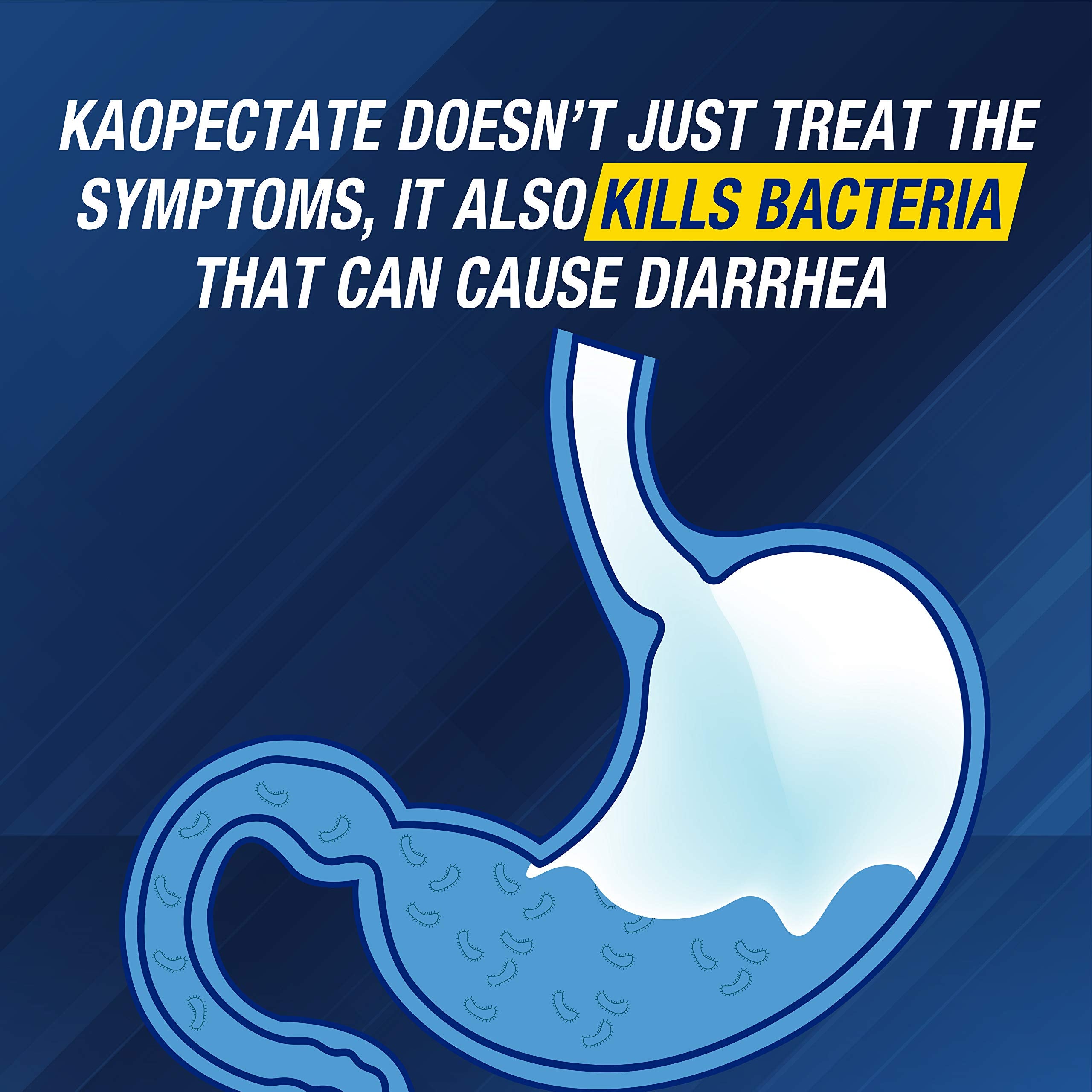 Kaopectate Fraises usage rapide pour soulager les inconforts après le repas.