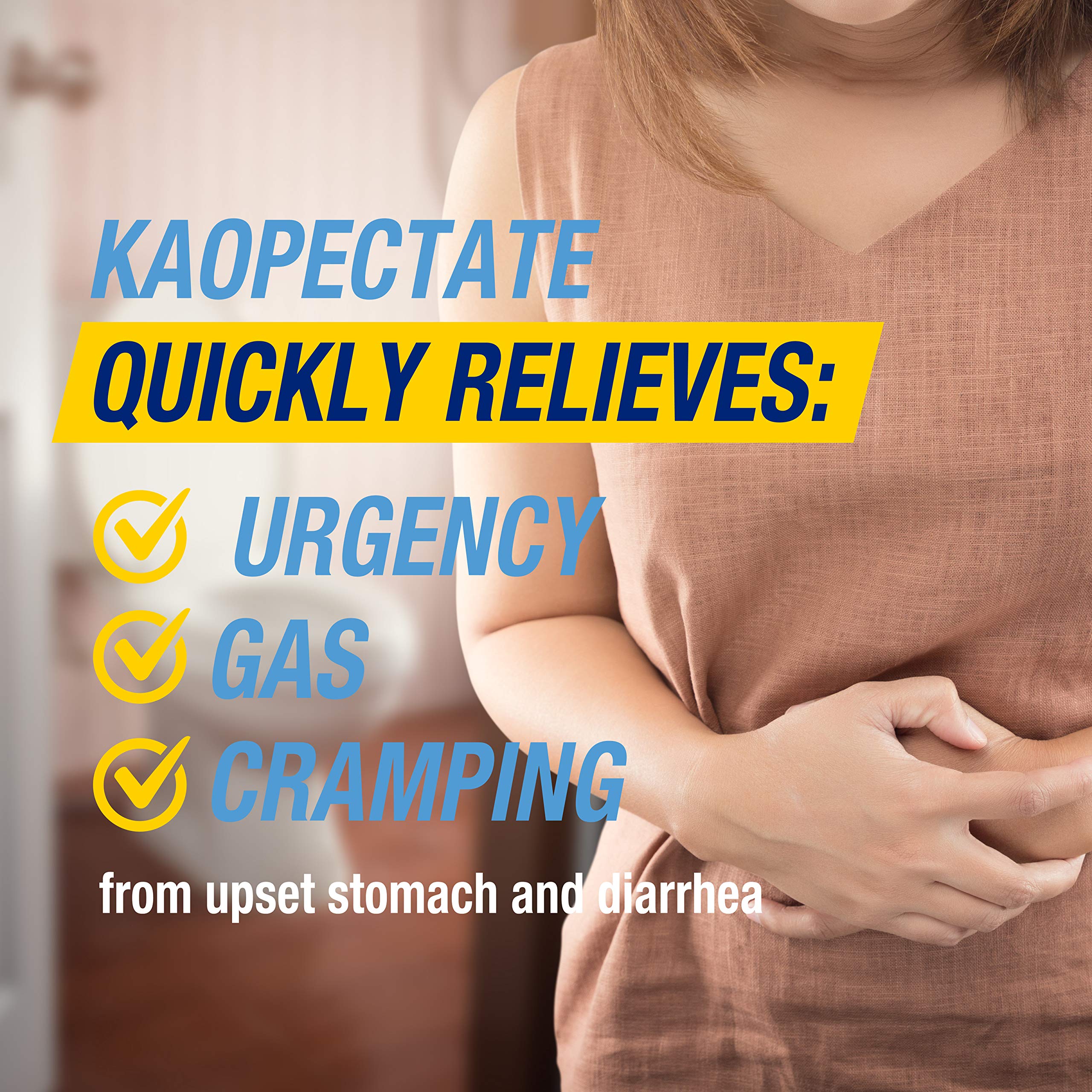 Kaopectate – dose caplets rapide, prise simple et pratique.