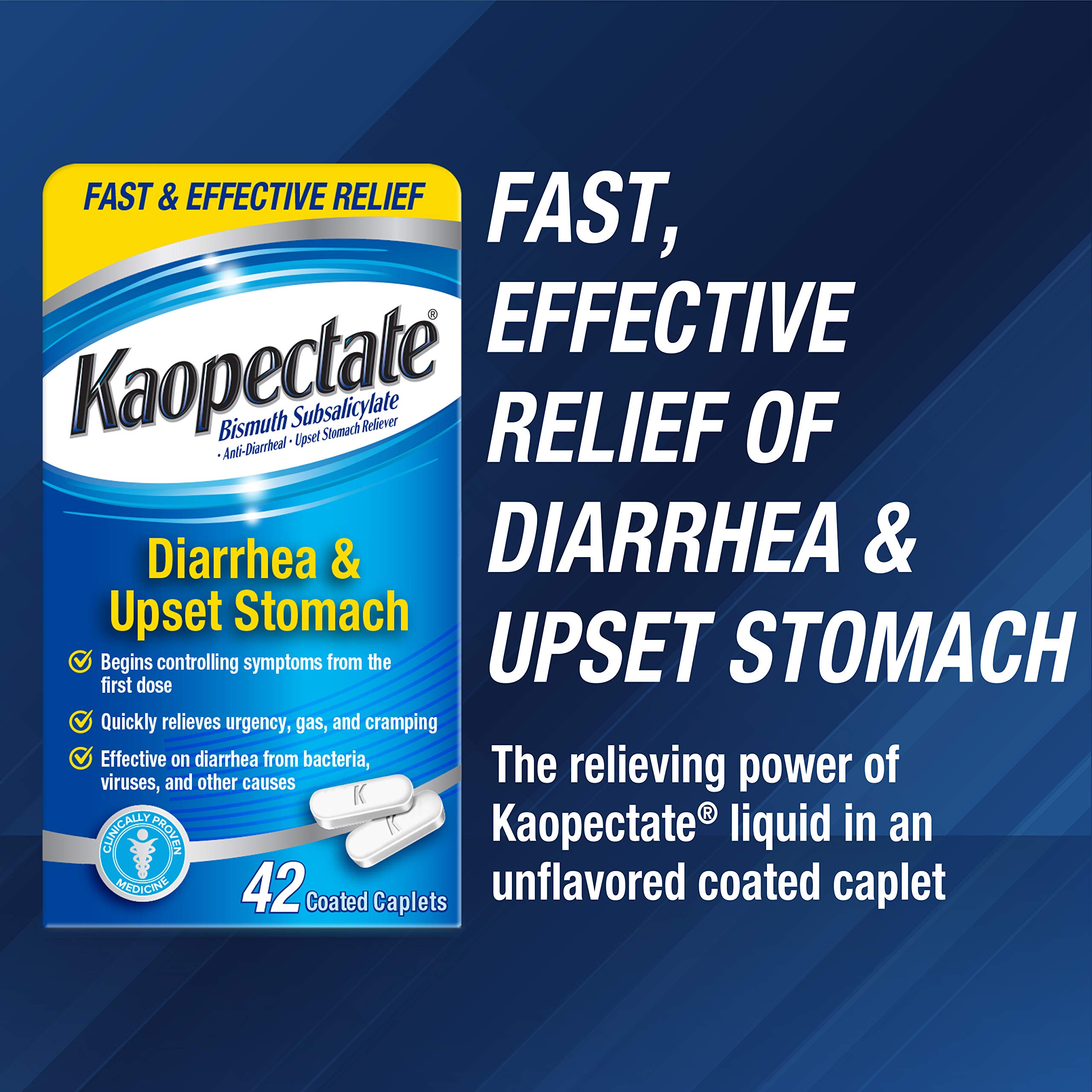 Flacon Kaopectate, format pratique pour emporter en voyage.
