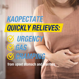 Nausée et indigestion, Kaopectate peut aider à retrouver du confort.