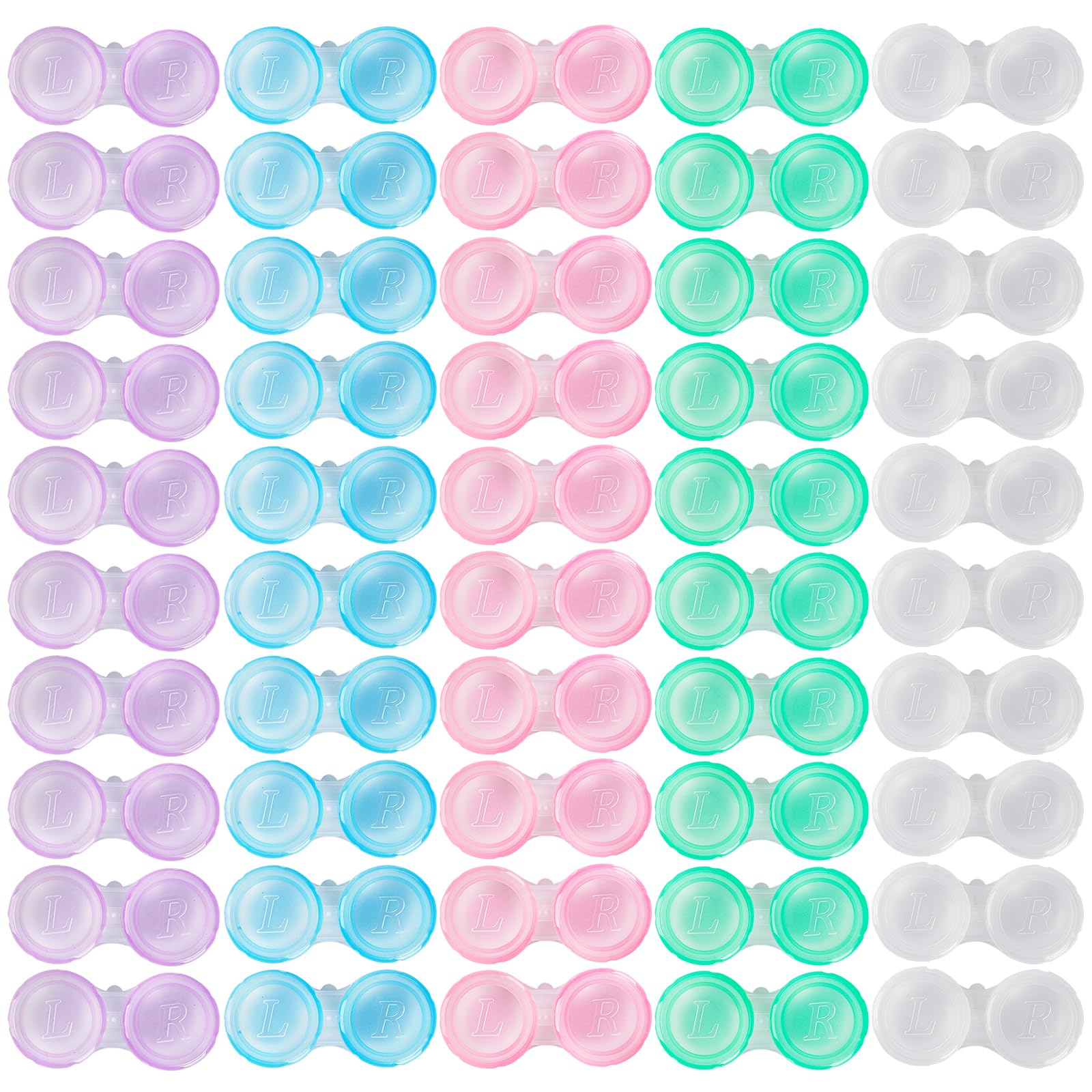 KAOPET étuis lentilles multi-couleurs pour différencier facilement vos paires.