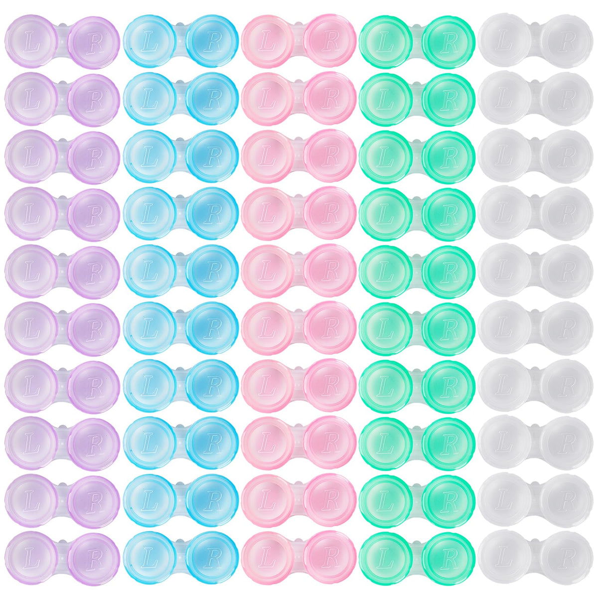 KAOPET étuis lentilles multi-couleurs pour différencier facilement vos paires.