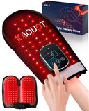 Kaoudt gants lumière rouge sans fil, confort quotidien.