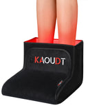Kaoudt thérapie LED pieds – couverture 360° pour relaxation après la marche.