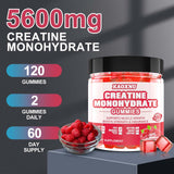 Gommes Kaoxnu Creatine Monohydrate, ingrédients vegan et sans sucre ajouté.