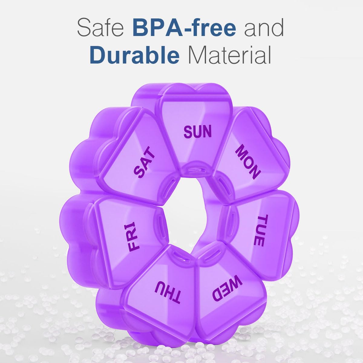 KAPENS conteneur sans BPA en plastique pour securite.