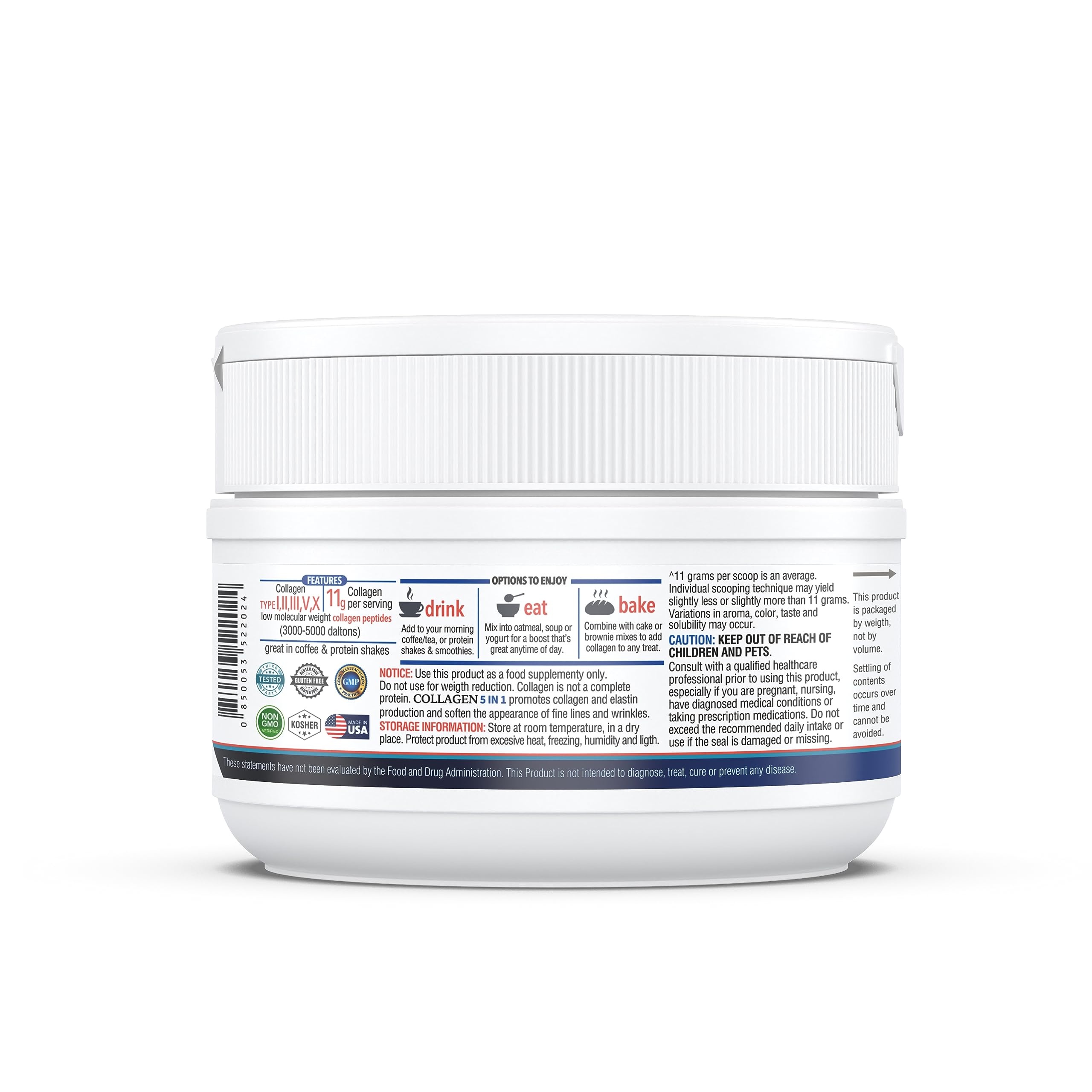 KAPPA NUTRITION Collagène Poudre — formule hydrolysée favorisant une absorption potentielle.