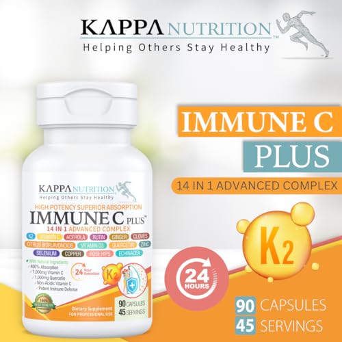 Kappa Nutrition Immune C Plus, minéraux chélatés pour une biodisponibilité améliorée.
