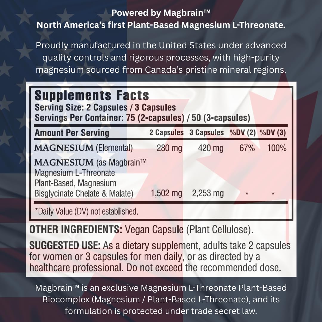 Kappa Nutrition MagBrain, étiquette du produit, traçabilité et pureté vérifiée.