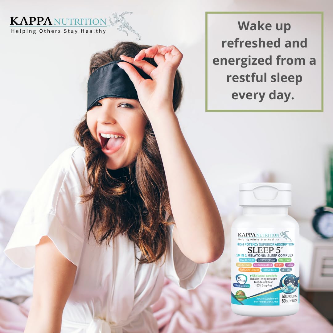 Herbes naturelles et ingrédients vegan illustrés pour Sleep 5.
