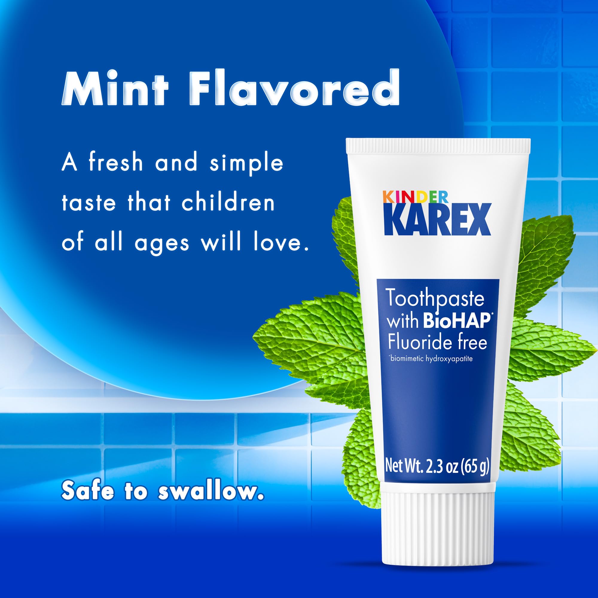 KAREX dentifrice enfants sans fluor premières dents.