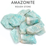 Karma Gems Amazonite, pierres roulées : douceur énergétique pour repos et concentration.