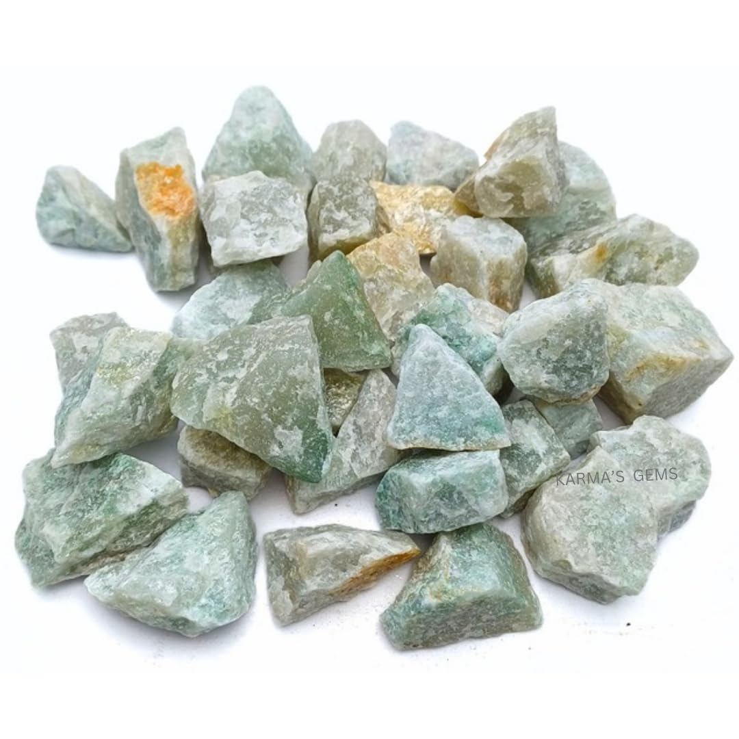 karma gems aventurine verte brute: énergie calmante pour le cœur