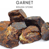 Karma Gems Grenat brut, pièce d’un pouce idéale pour cabochon et façonnage.