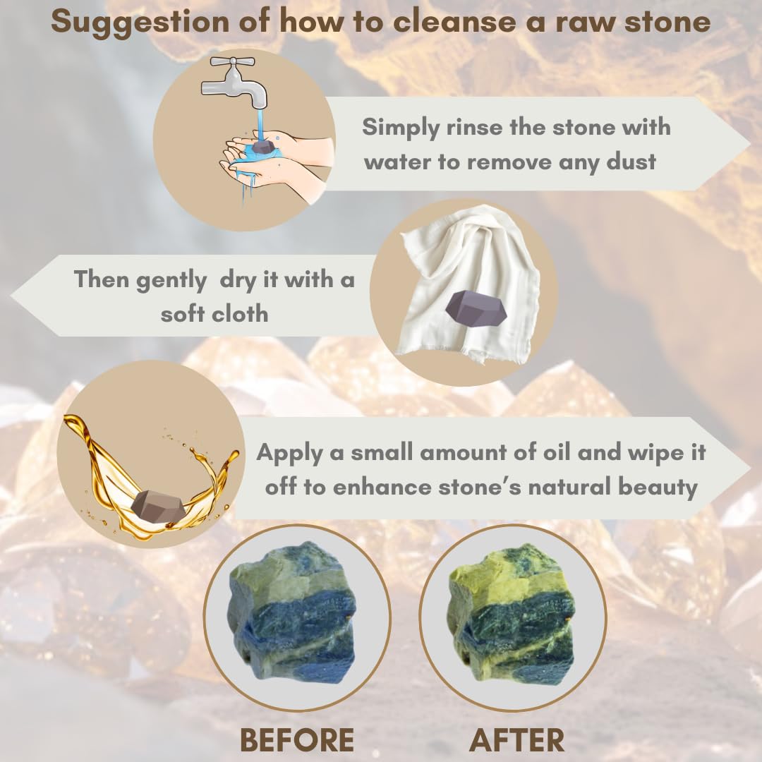 Karma Gems Grenat brut, petite pierre décorative pour projets faits maison.