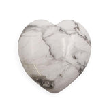 karma gems Howlite Coeur mini 1 pouce favorise calme intérieur et centrage