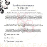 Karma Gems – pierre-lune-arc-en-ciel reflets calmes pour un moment zen.