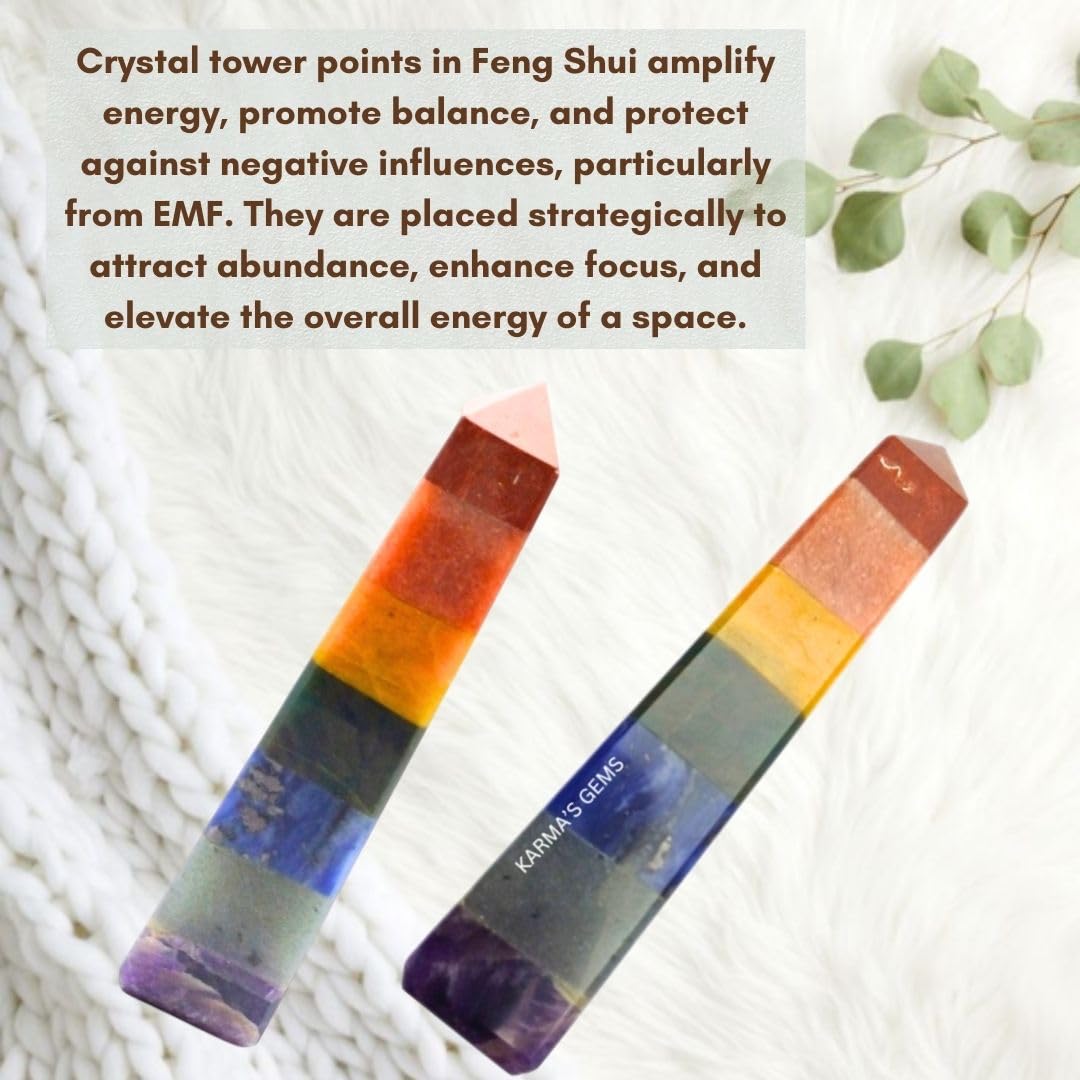 Karma Gems pointe cristal méditation chakras, accompagnement pratique quotidienne.