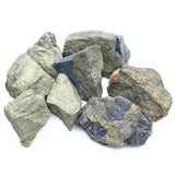 Karma Gems Pyrite indienne brute, pierre unique prête au polissage