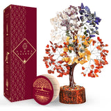 KARMAPLEDGE Arbre chakra7 aperçu général: dé coration zen pour salon ou bureau.