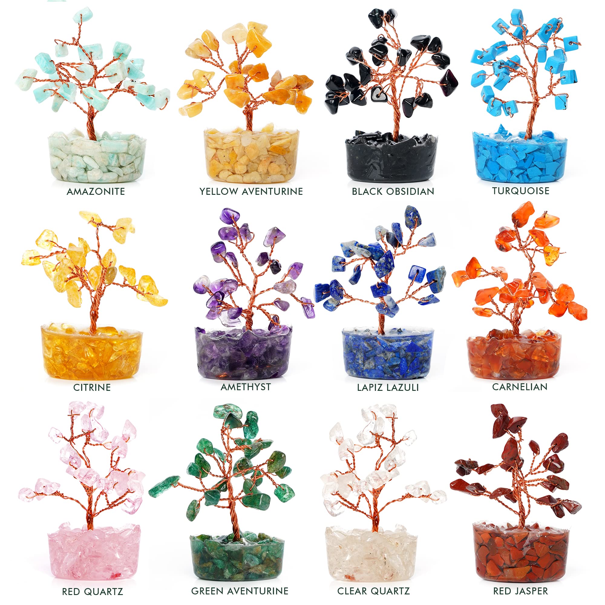 KARMAPLEDGE Arbre cristal base orgone — base stabilisante mise en valeur.