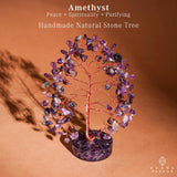 KARMAPLEDGE arbre-cristal améthyste favorise concentration au bureau
