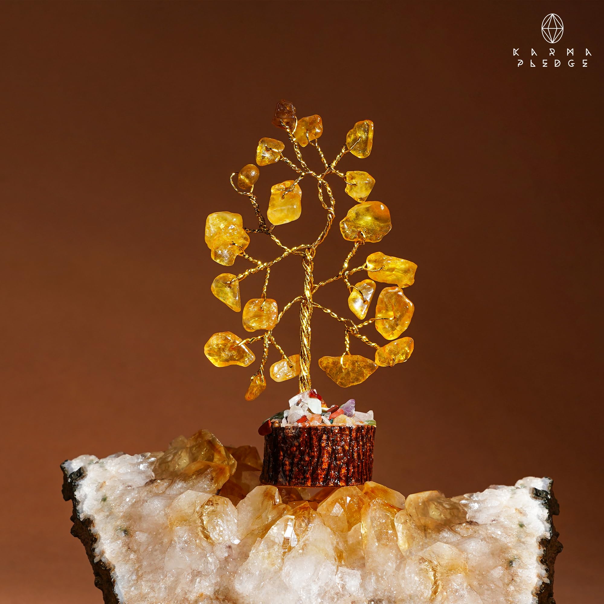 KARMAPLEDGE Arbre Cristal cadeau idéal pour anniversaires et fêtes